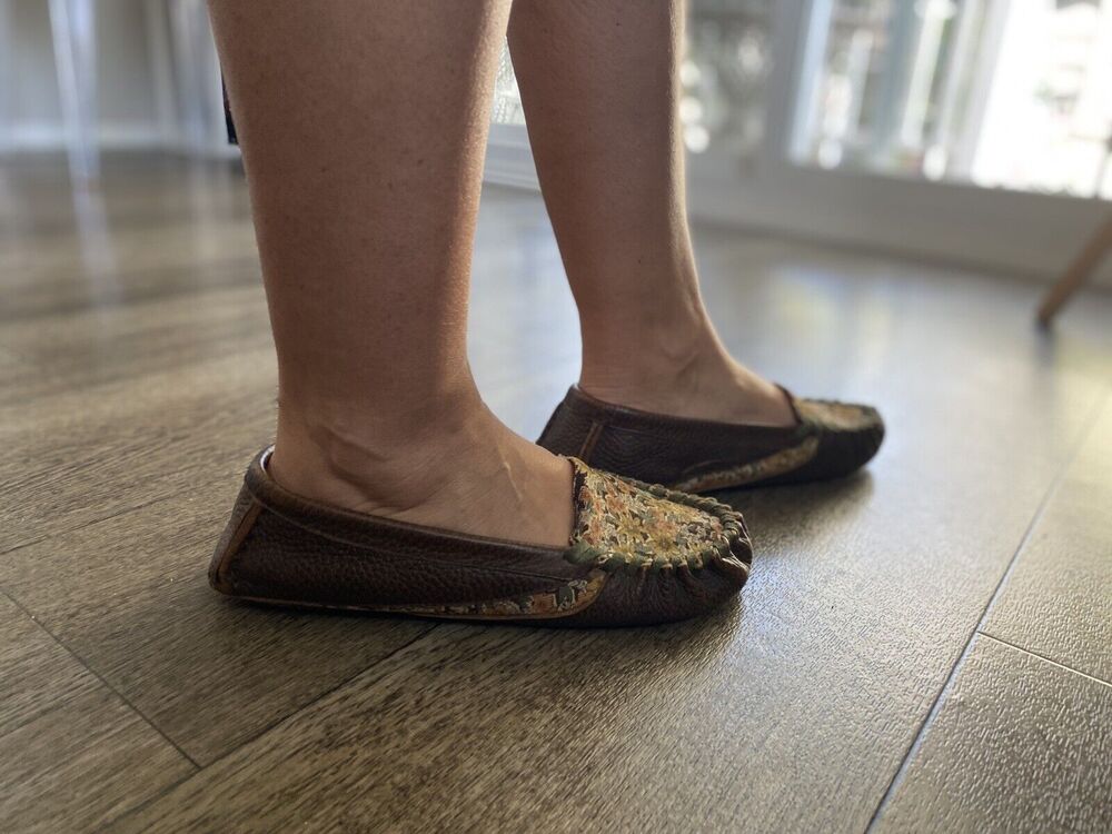 Kenzie Topper Leather Loafers Shoes size 9.5